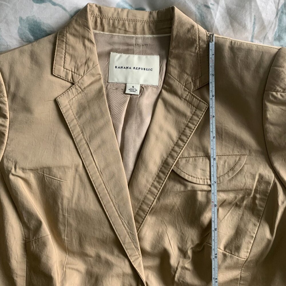 Banana Republic Tan Blazer Tailored Jacket - Picture 6 of 11